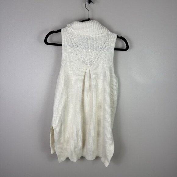 Anthropologie Women's Ivory Angel of the North Comfy Sleeveless Sweater Size XS - Picture 9 of 9